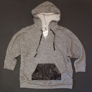 New By Chance SIMON Pullover LUX Hoodie $225 OS
